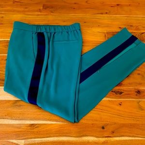 Ann Taylor side zip straight pant elastic waist